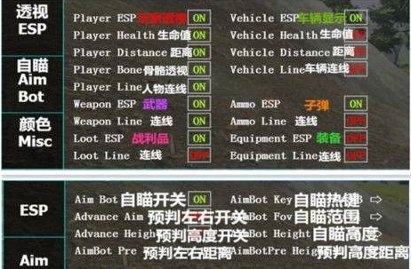 绝地求生透视自瞄